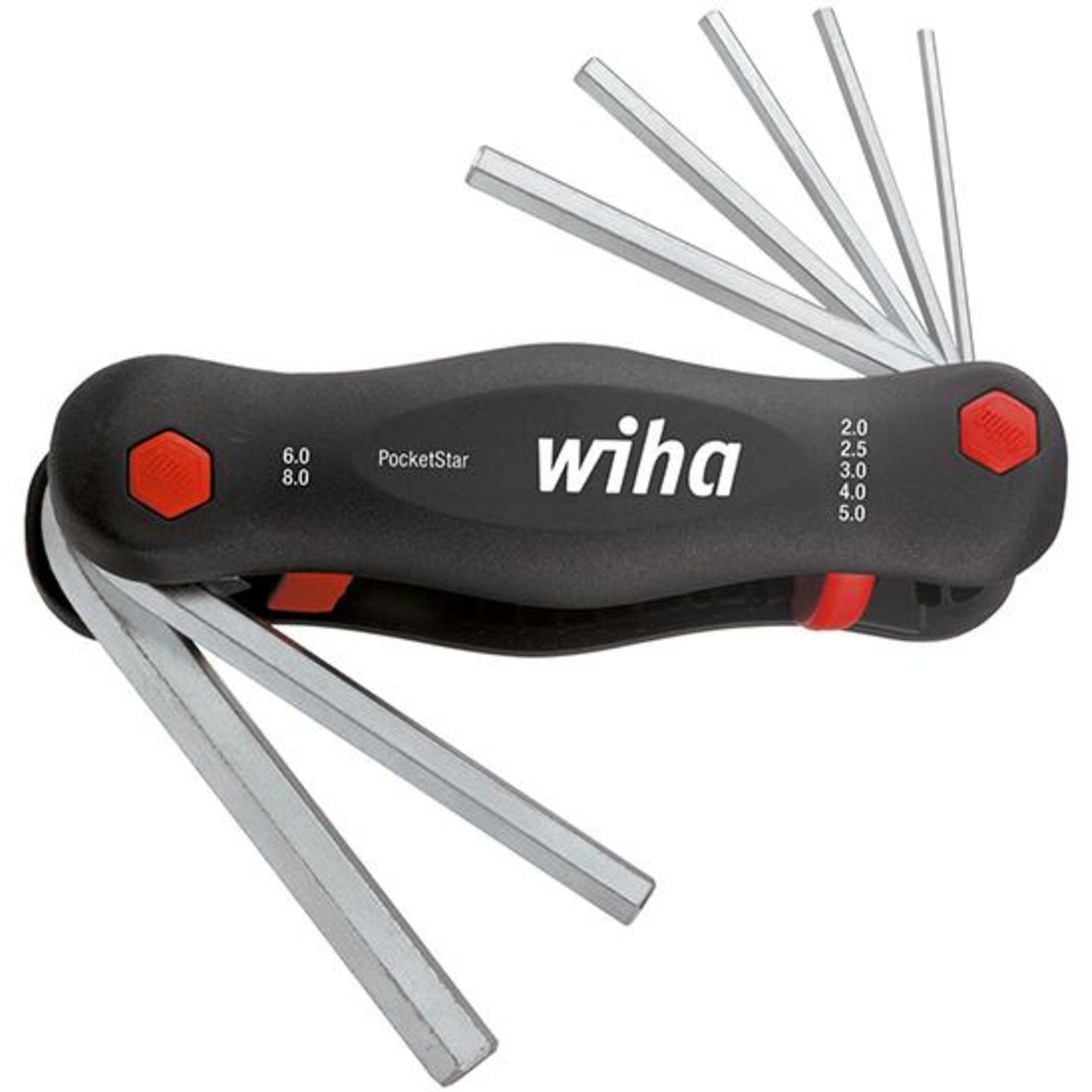 Handklapphalter 7-teilig 2-8mm PocketStar Wiha