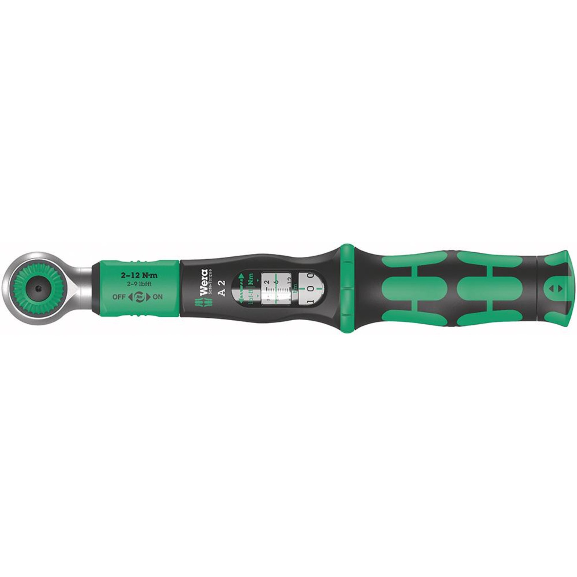 Drehmomentschlüssel Safe-Torque 2-12Nm 1/4" Bitaufnahme Wera