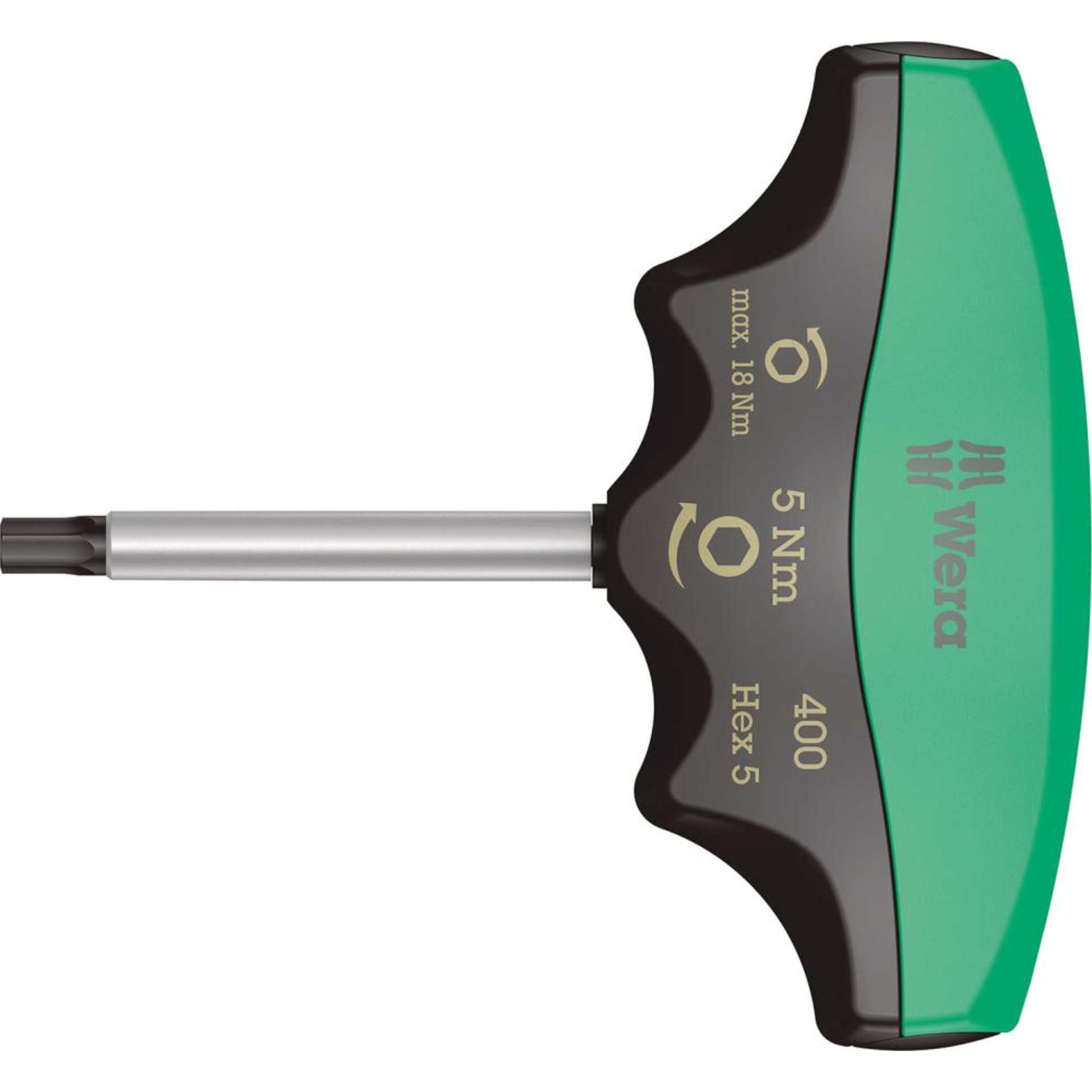 Drehmomentindikator mit T-Griff 5x60mm 5Nm Wera
