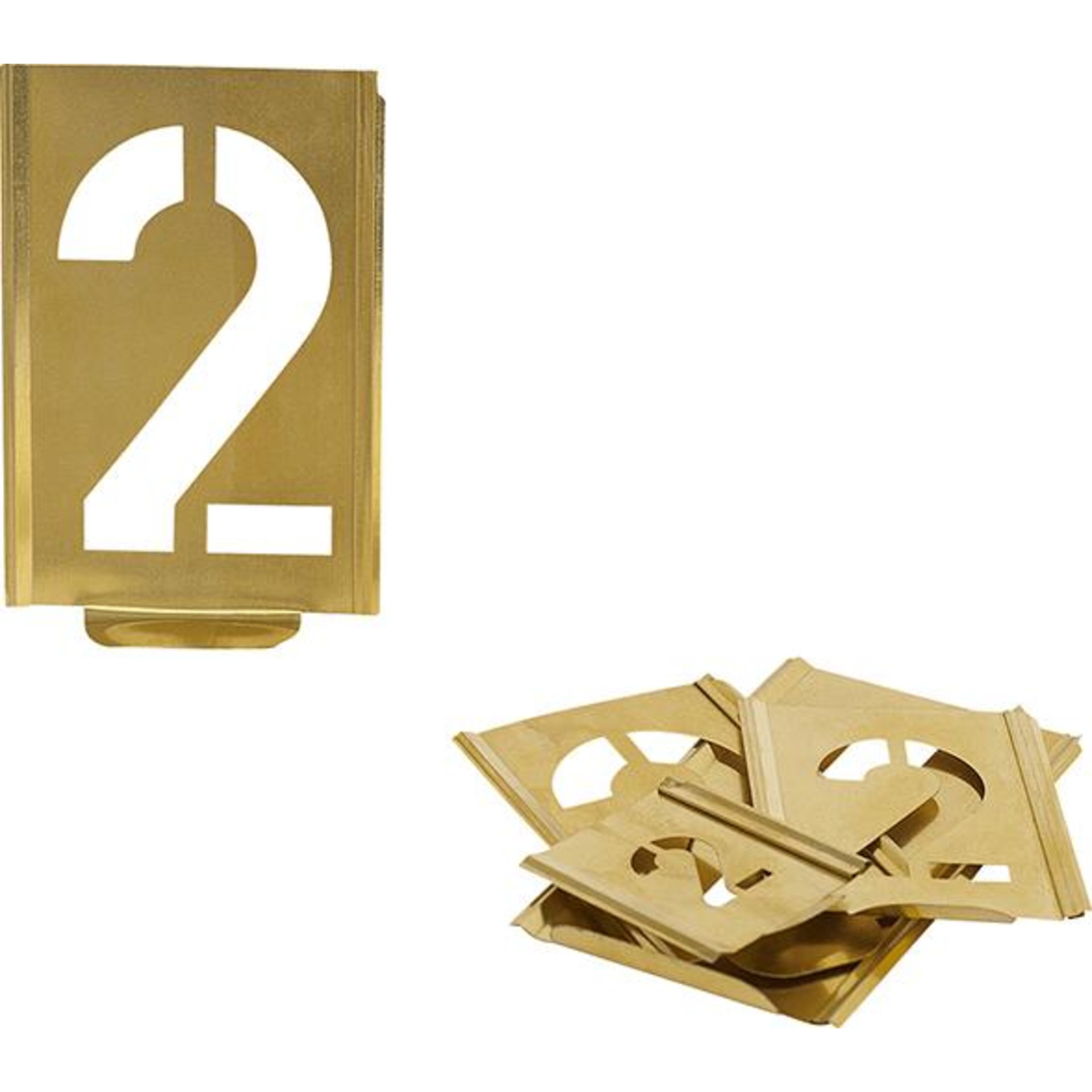Signierschablone 0-9 Schrifthöhe 100mm KUKKO