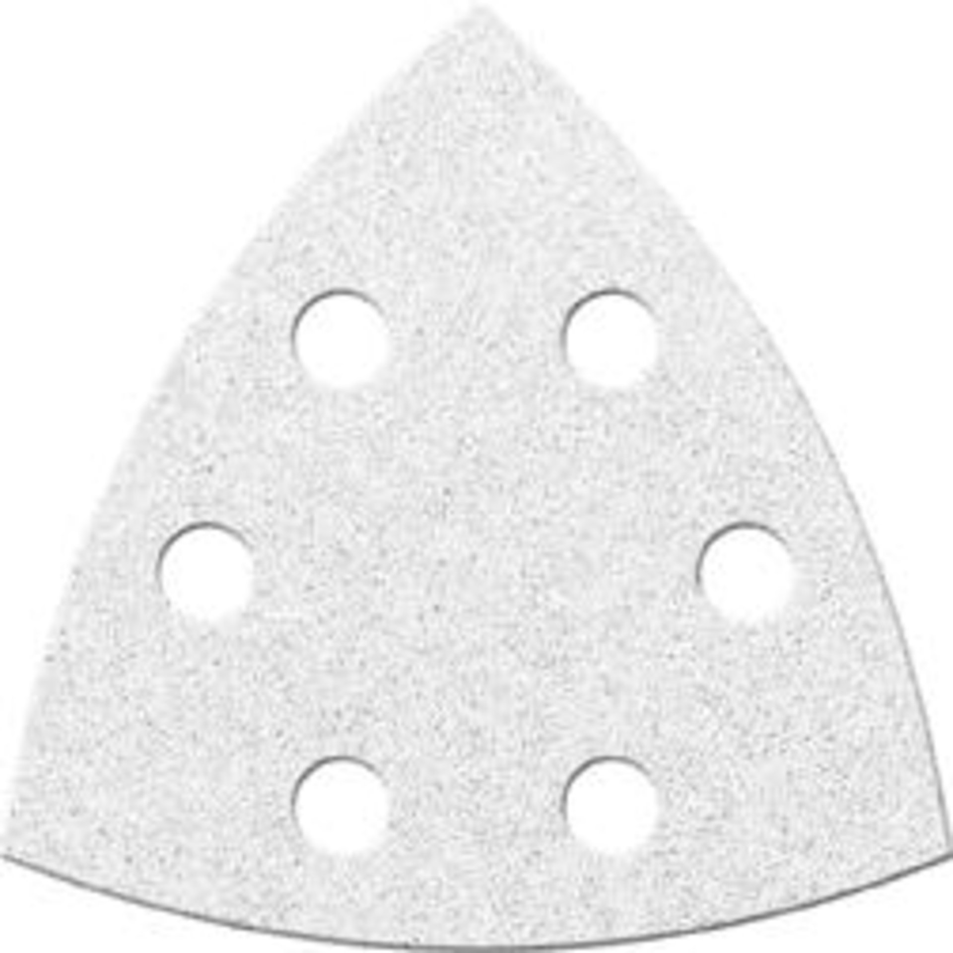 Klett-Schleifpapier, dreieckig, Korund, weiß, SB