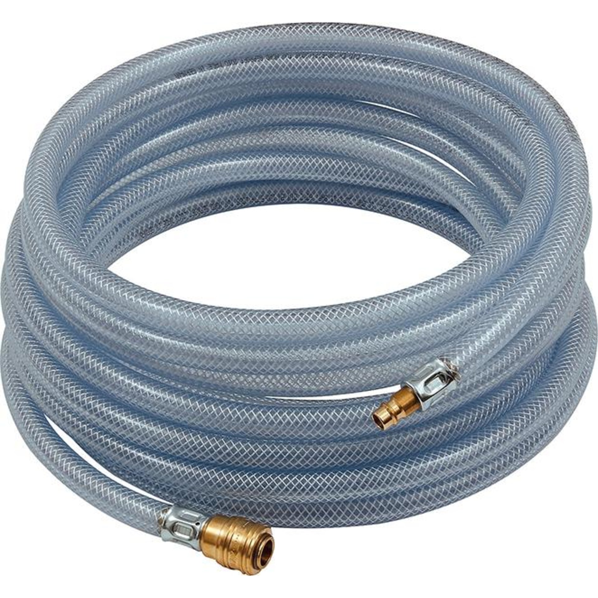 Druckluft-Gewebeschlauch, PVC, mit Schnellverschlusskupplung NW 7,2