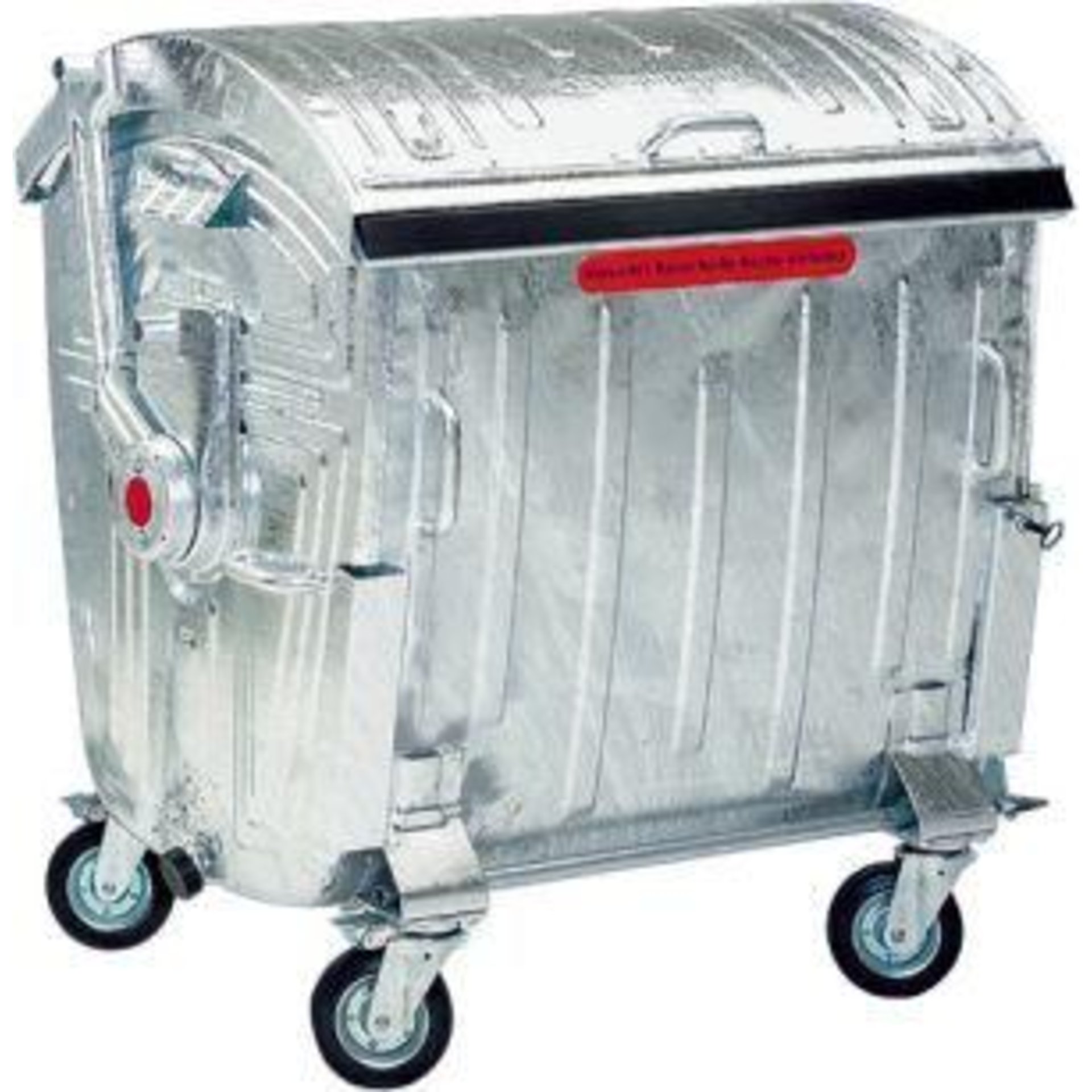 Müllcontainer verz. 1,1 cbm m.Kindersich