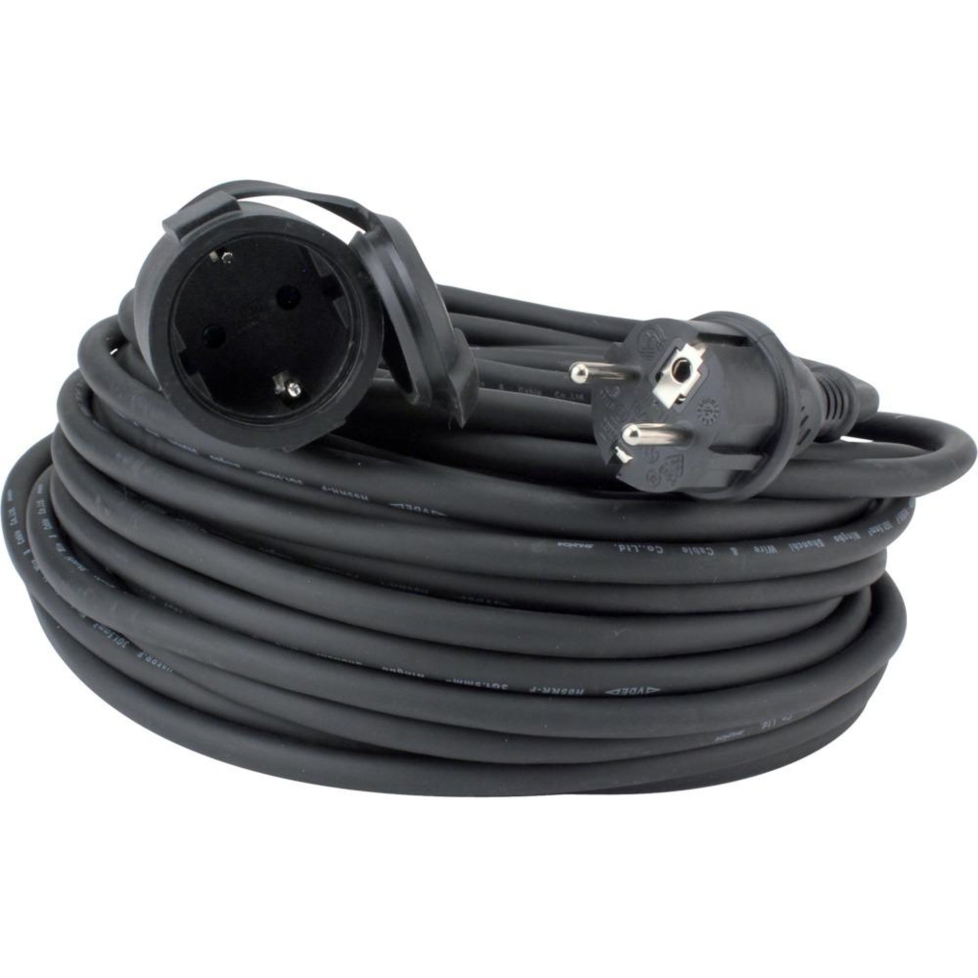 Verlängerung H05RR-F 3G1,5 25m schwarz