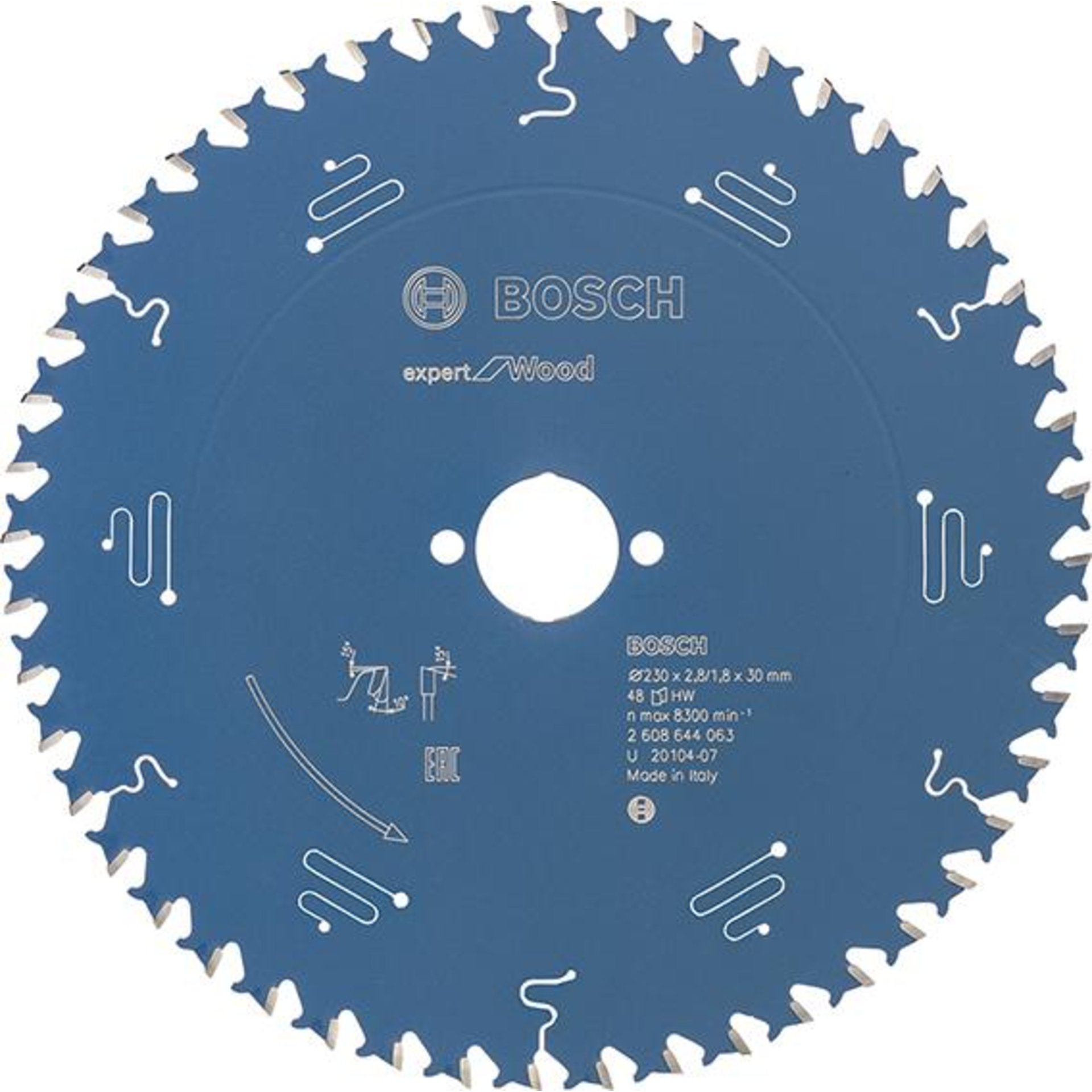HM Kreissägeblatt 230x2,8x30mm Z48 W Bosch Expert Wood