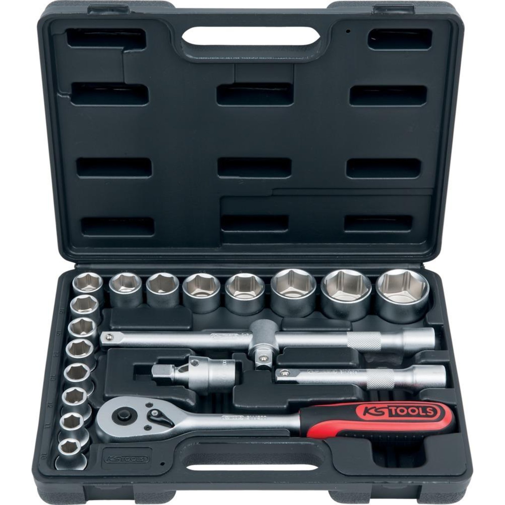 Steckschlüssel-Garnitur 1/2" 20-teilig KS Tools