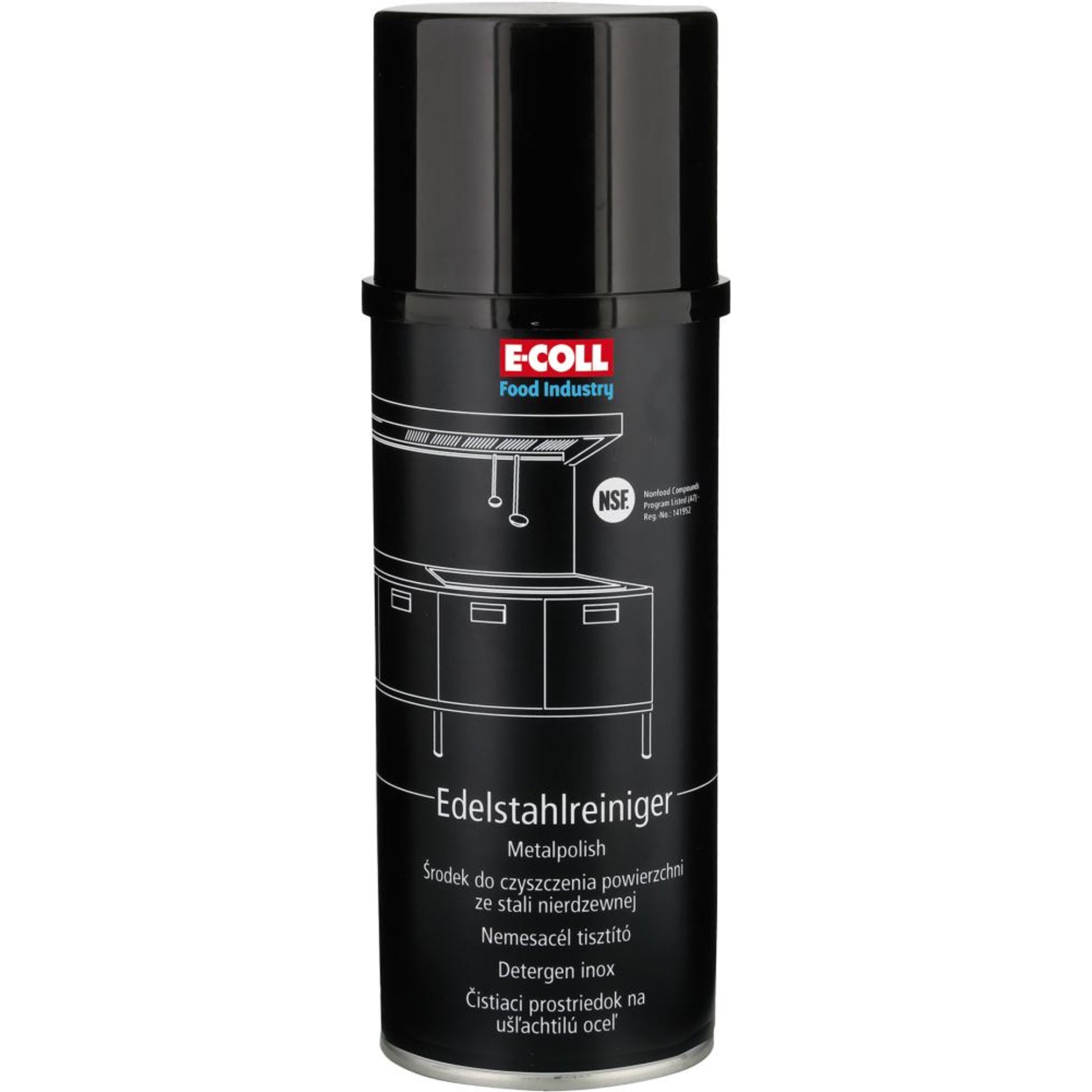 Edelstahlreiniger NSF-A7 400ml Sprühdose E-COLL EE