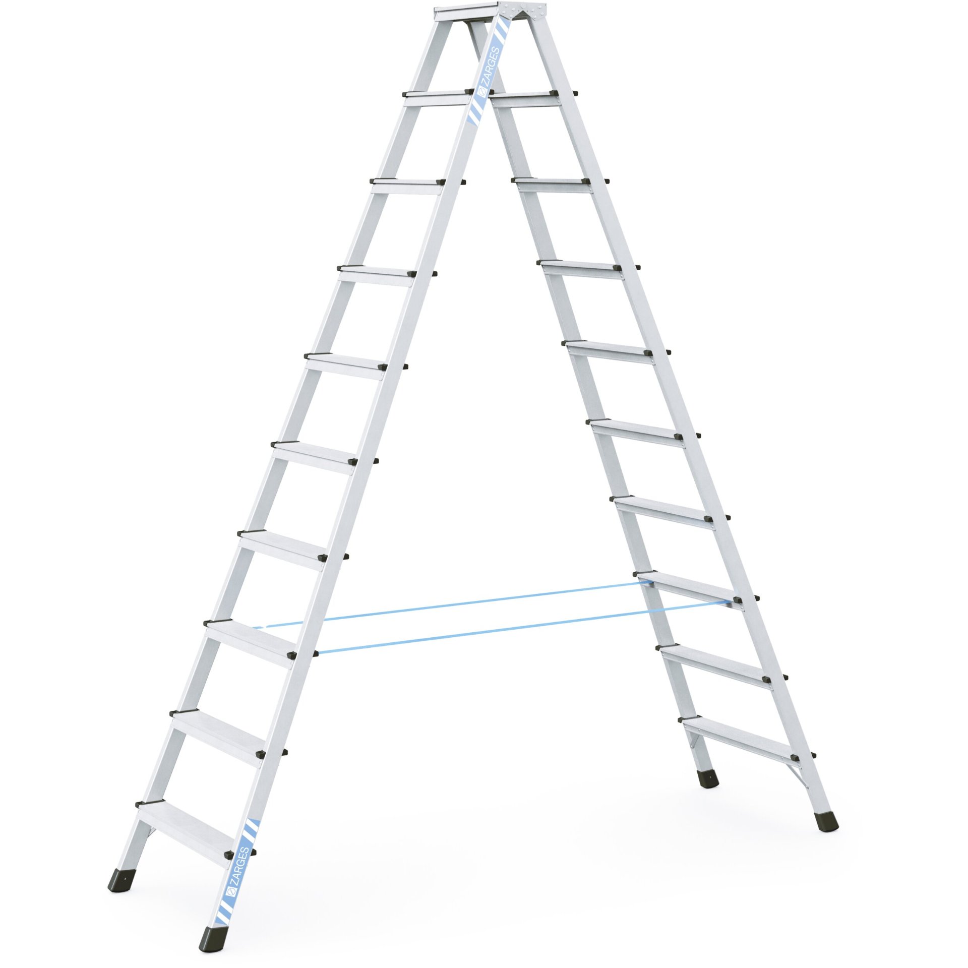 XLstep B - LM-Stufen-Stehleiter 2 x 10 Stufen