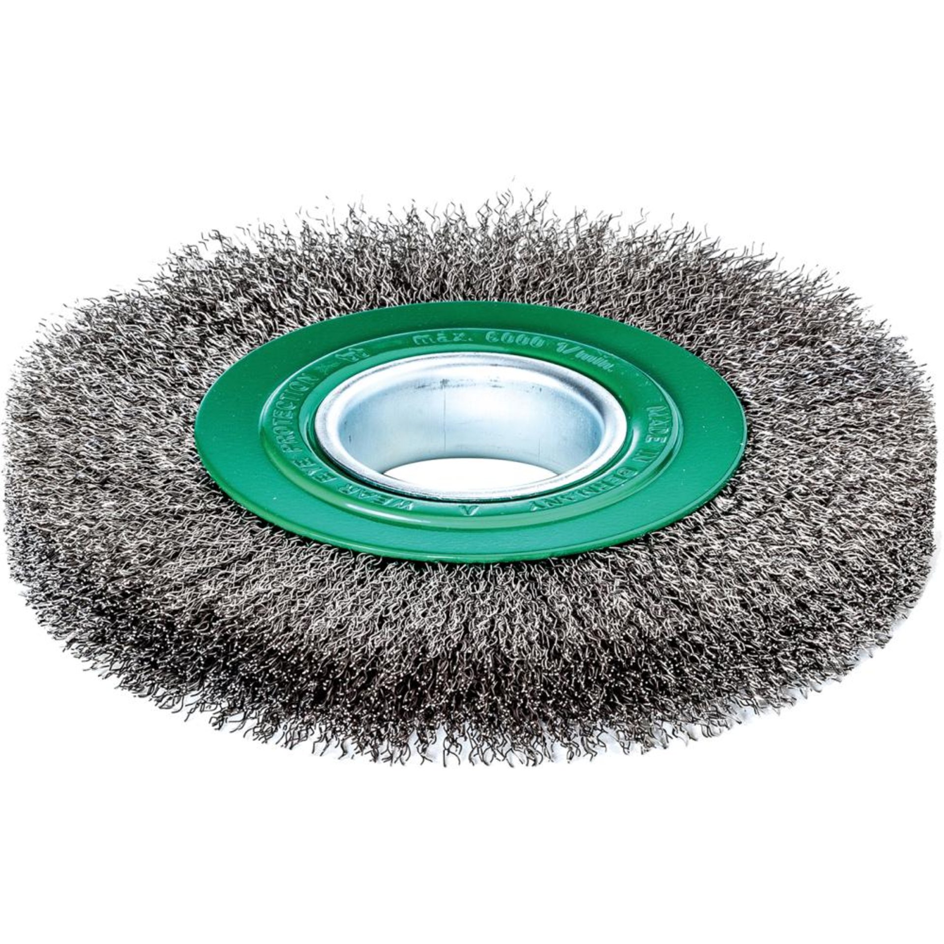 Rundbürste rostfrei 125x21/23mm,gewellt 0,3mmLessmann