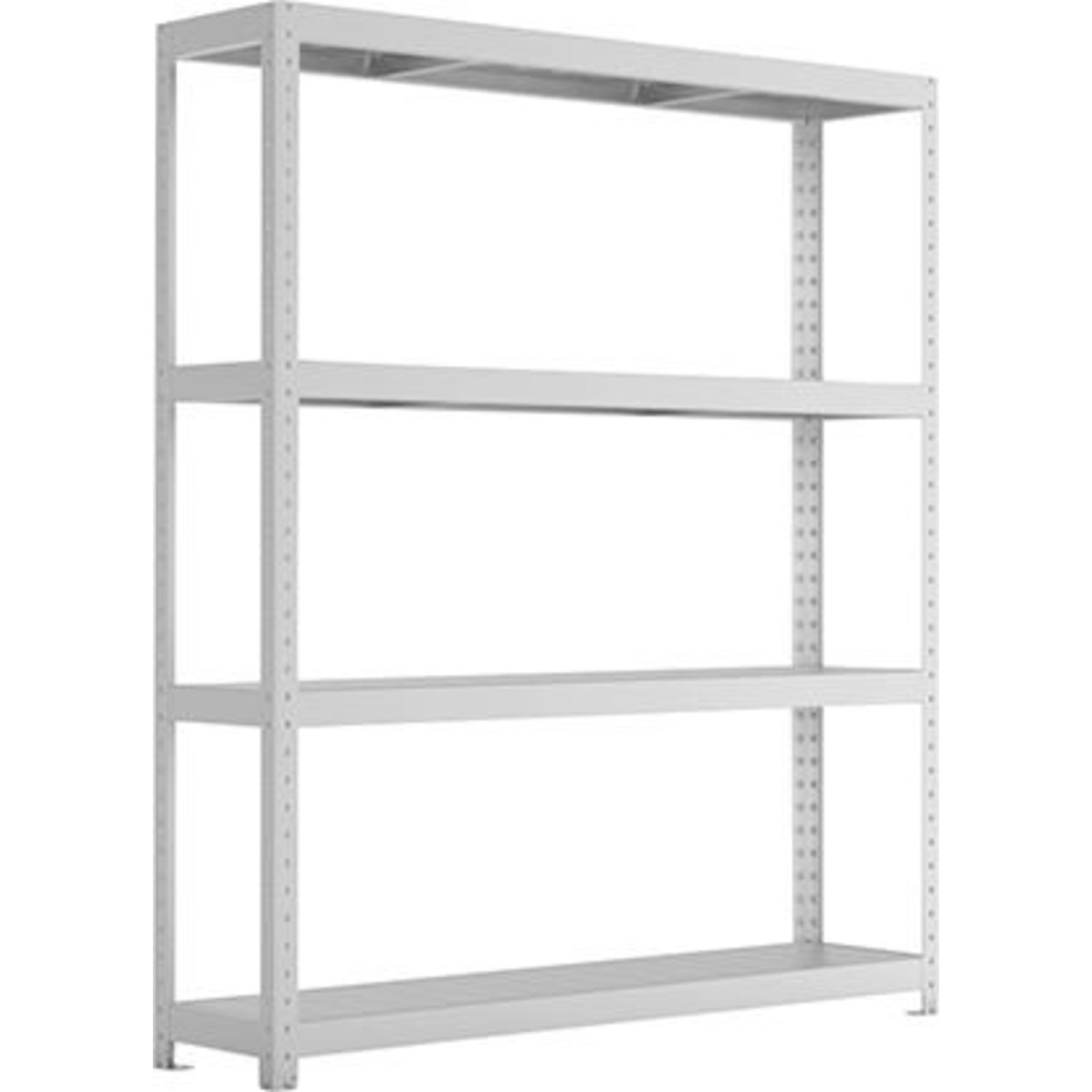 Weitspannregal-Komplettset META SPEED-RACK, mit Stahlpaneelen
