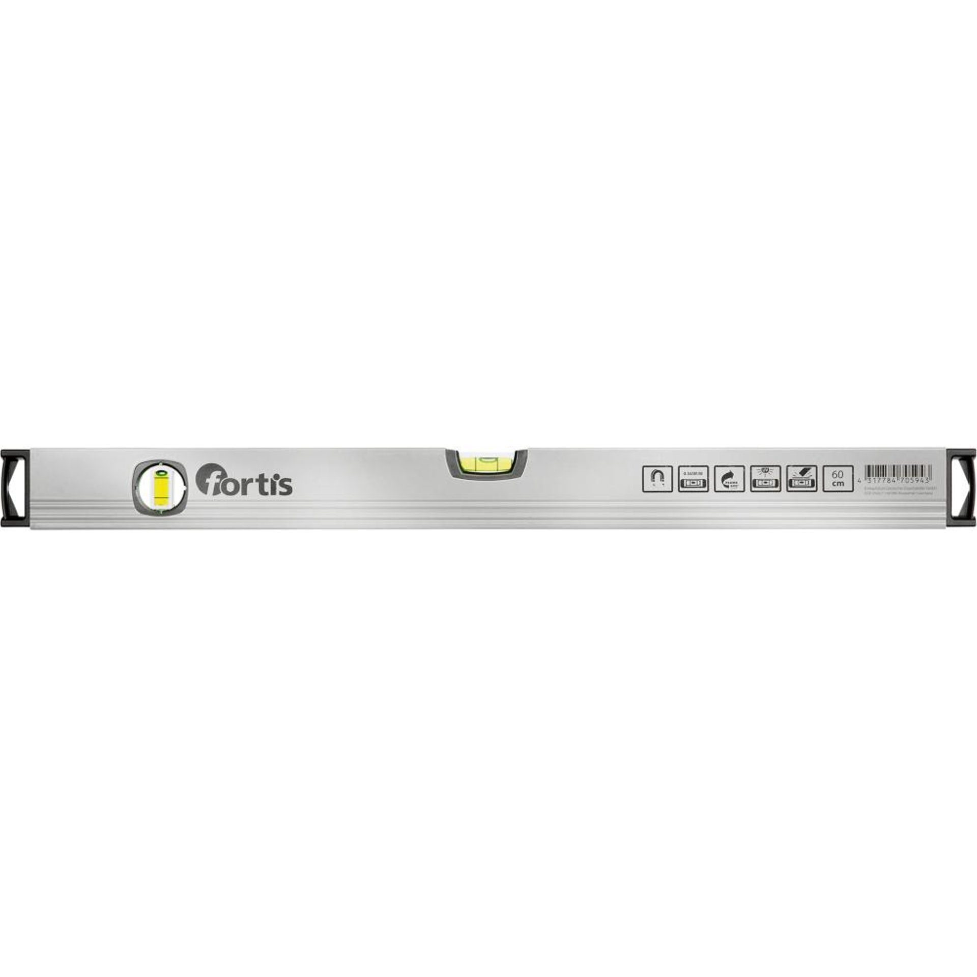 Magnet-Wasserwaage LM 60cm FORTIS