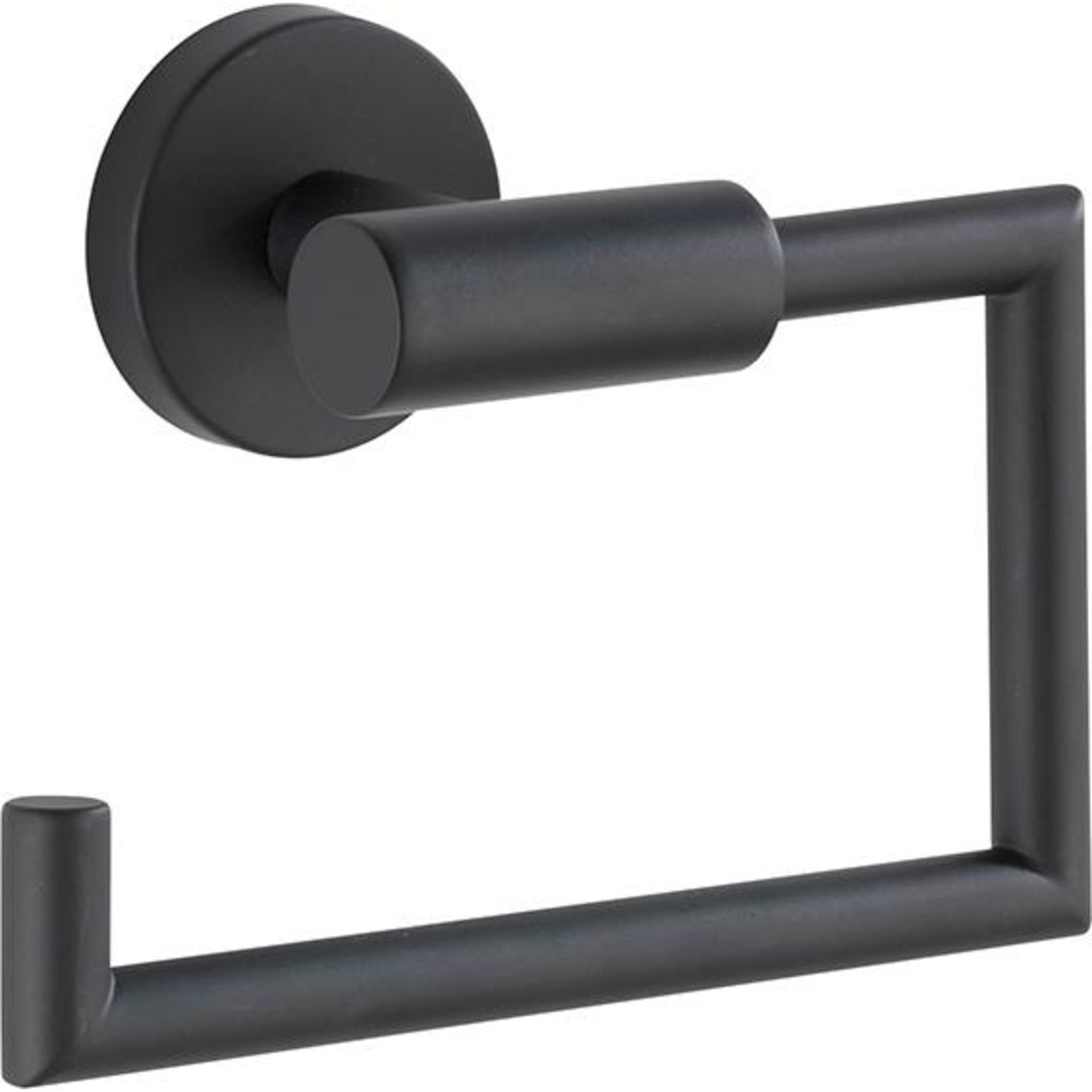 WC-Papierhalter o.Deckel Black matt ohne Deckel
