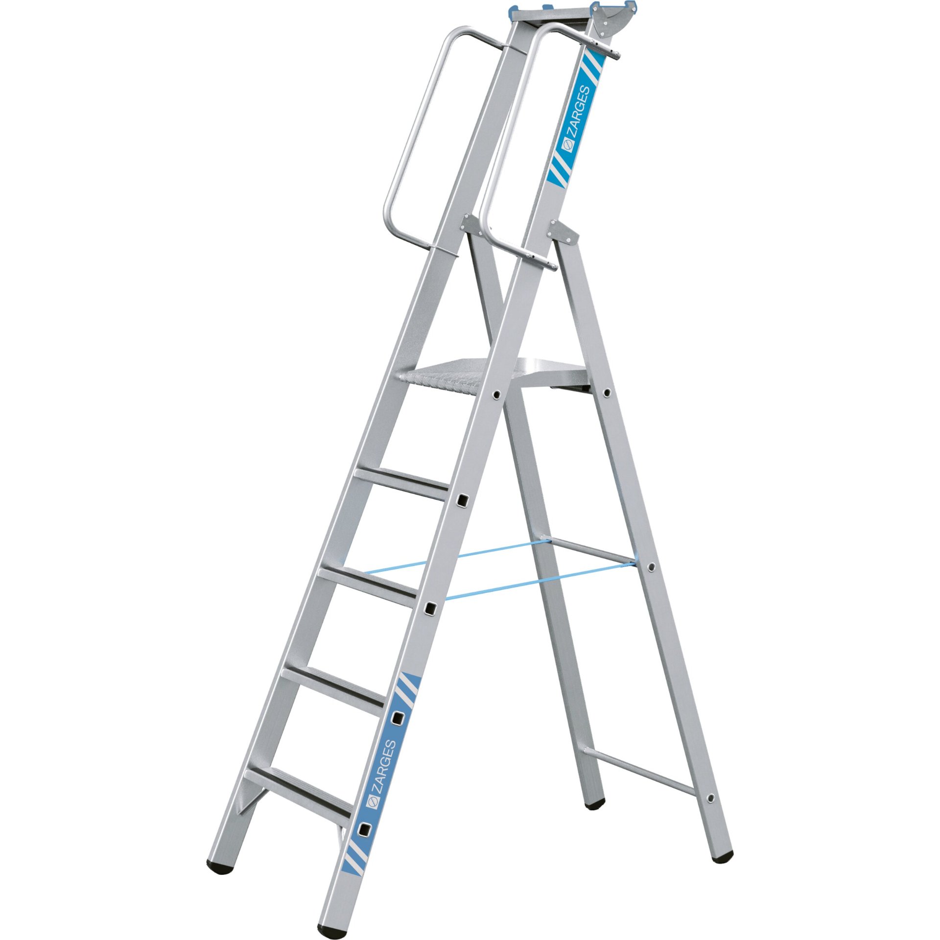 Meistertritt S - LM-Stehleiter m Plattform 5 Stufen