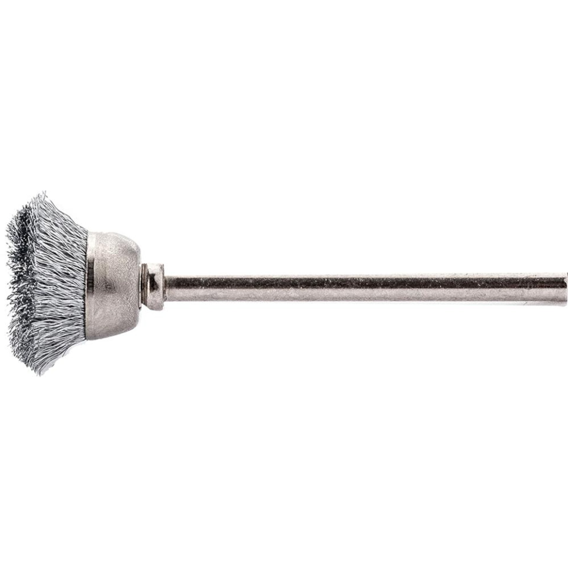 Miniatur-Topfbürste Edelstahl gew. 15x0,1mm Lessmann