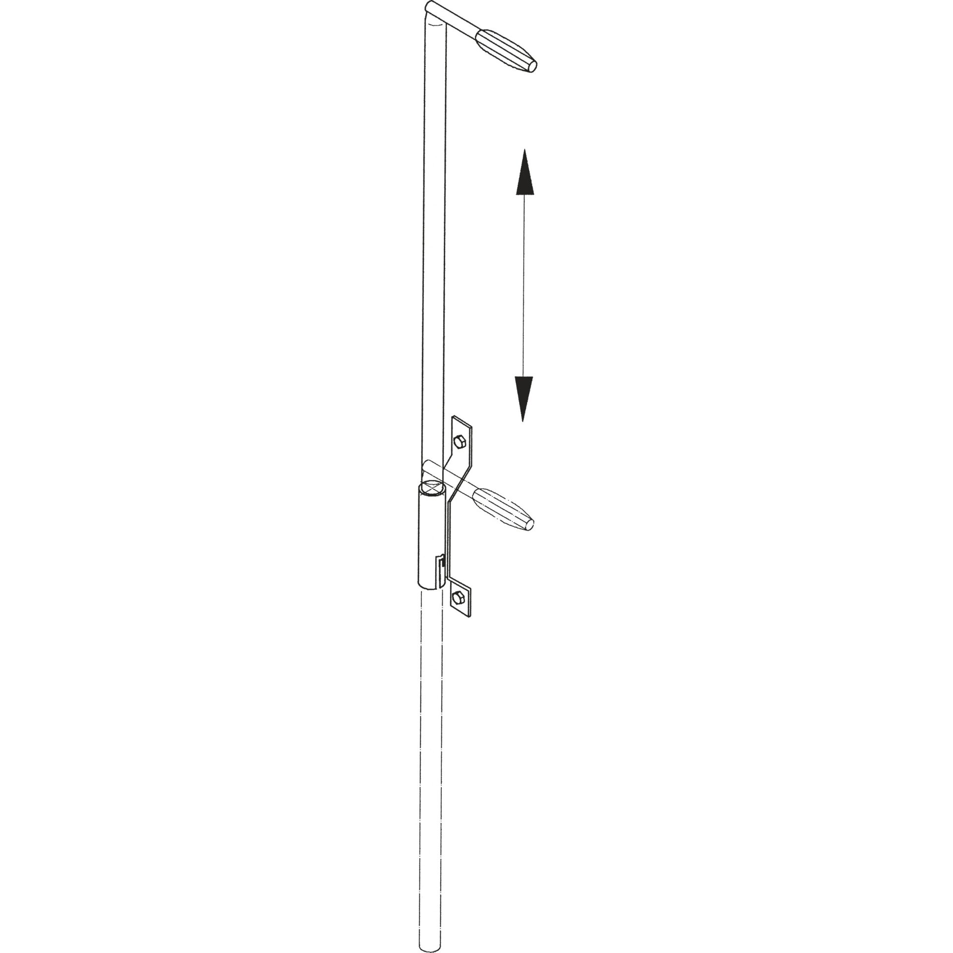 Einstiegshilfe 1.600 mm, Stahl verzinkt