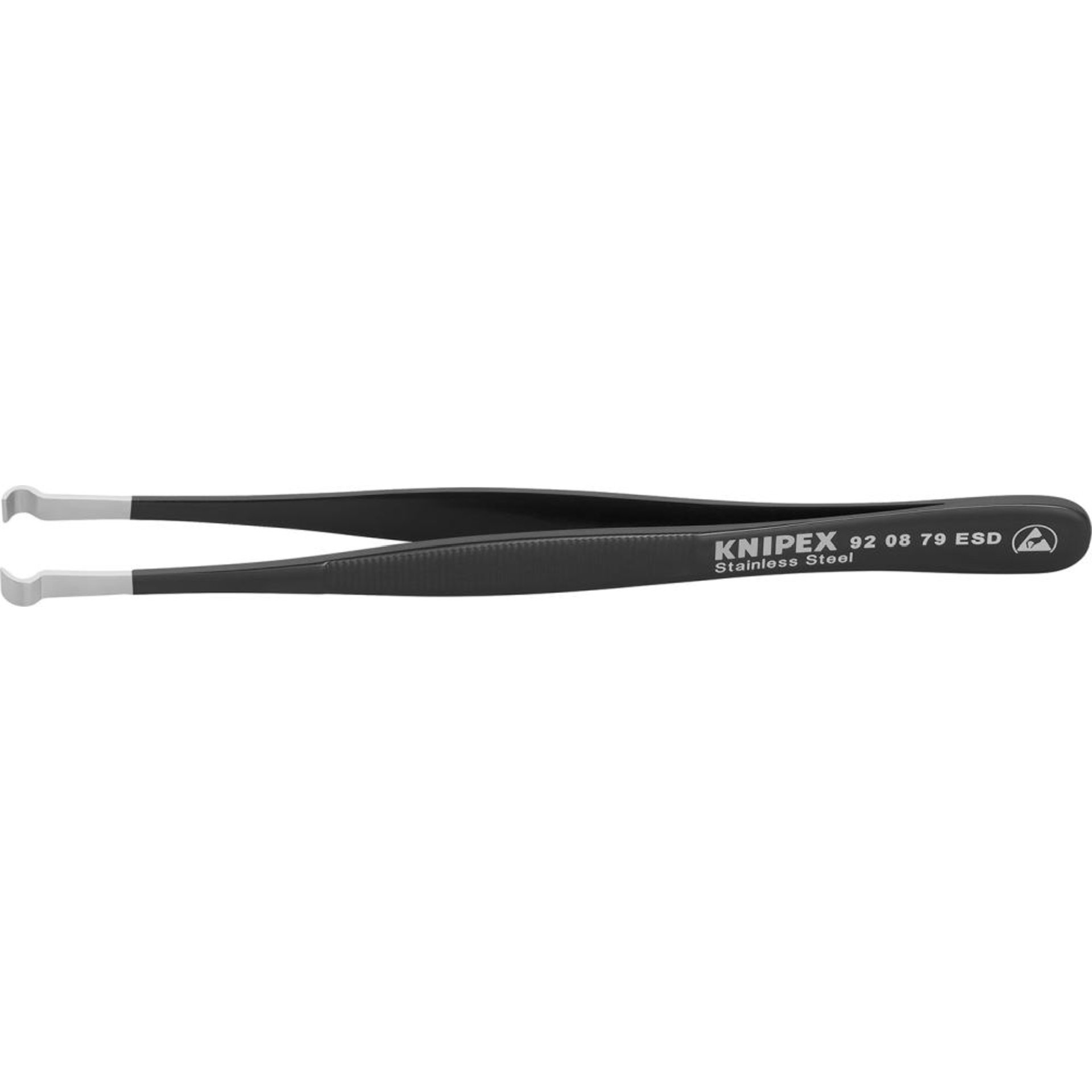 Pinzette ESD 120mm schwarz KNIPEX