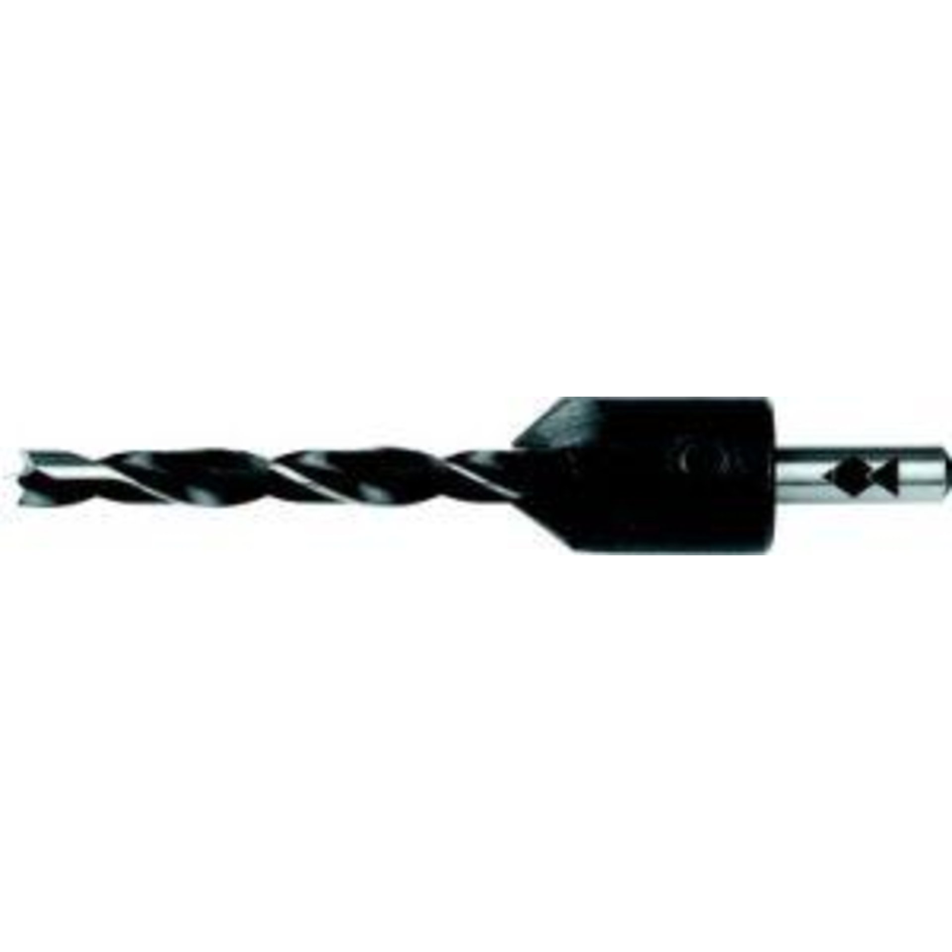 Aufsteckversenker Set HSSmit CV-Holzspiralbohrer 3/16mm x 61mm Fisch