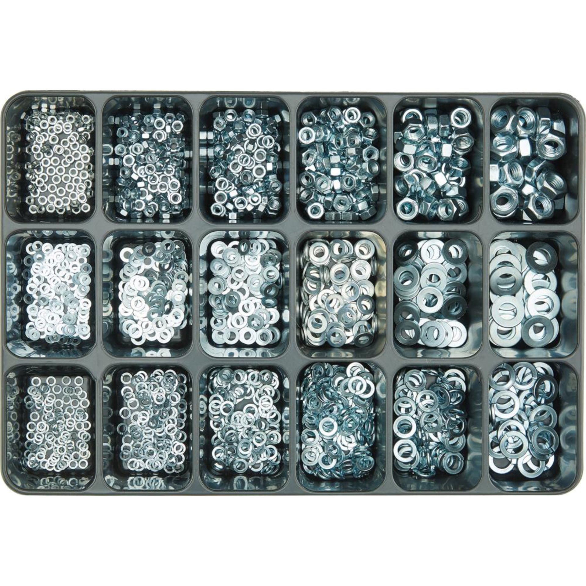 E-NORM Montagekoffer 13 DIN 934/125/127 verzinkt E-NORMpro