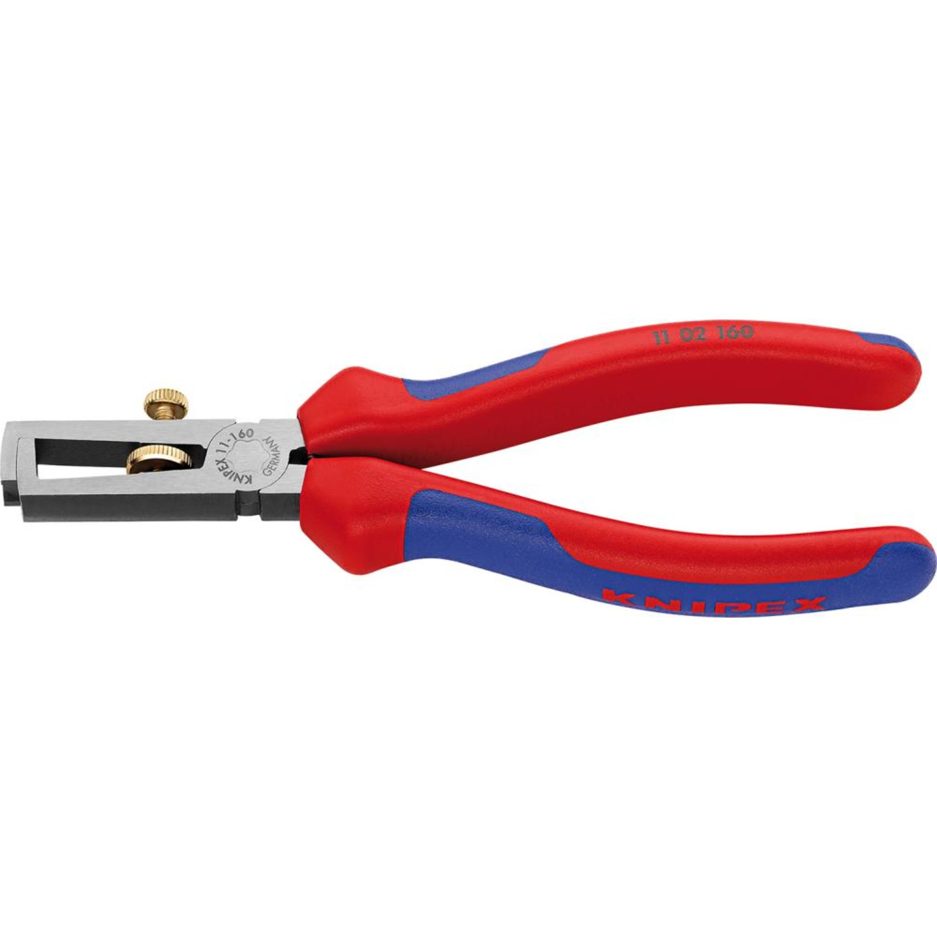Abisolierzange poliert mit Mehrkomponenten-Griffen 160mm qmm KNIPEX