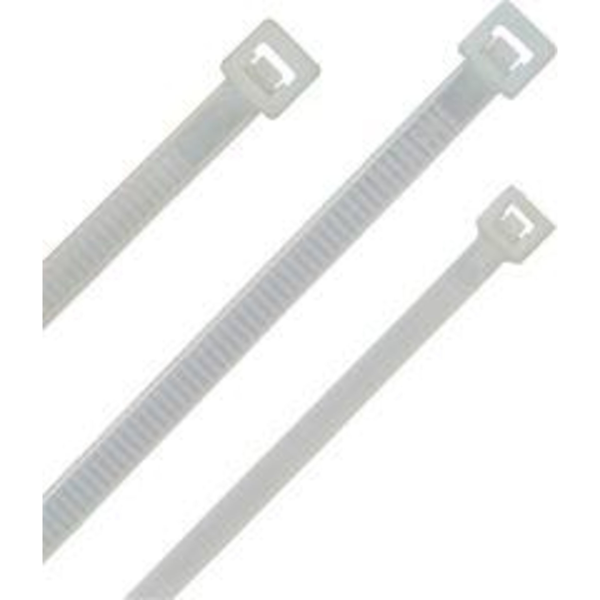 Nylon Kabelbinder Set transparent, sortiert