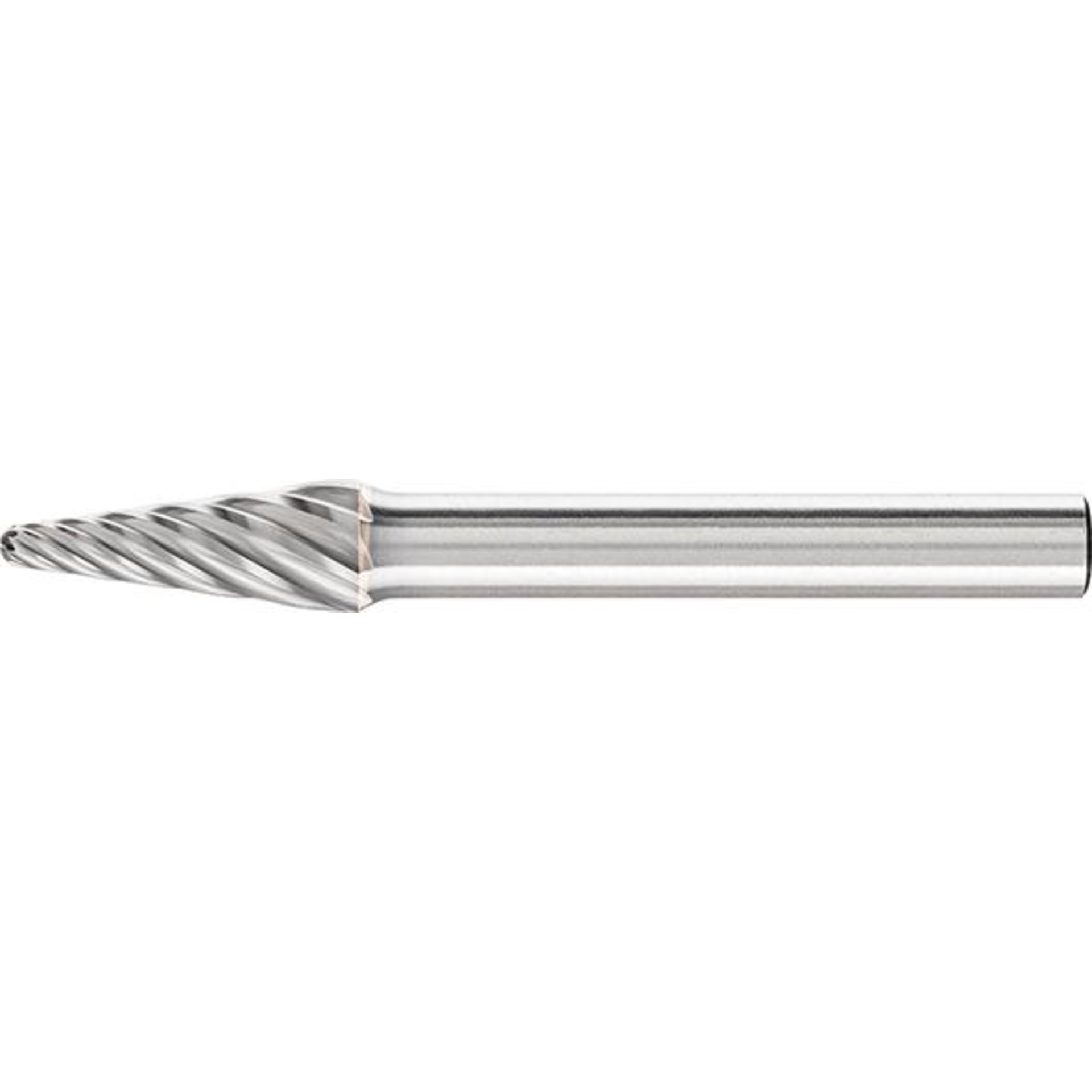 HM-Frässtift KEL, Rundkegelform, Zahnung INOX