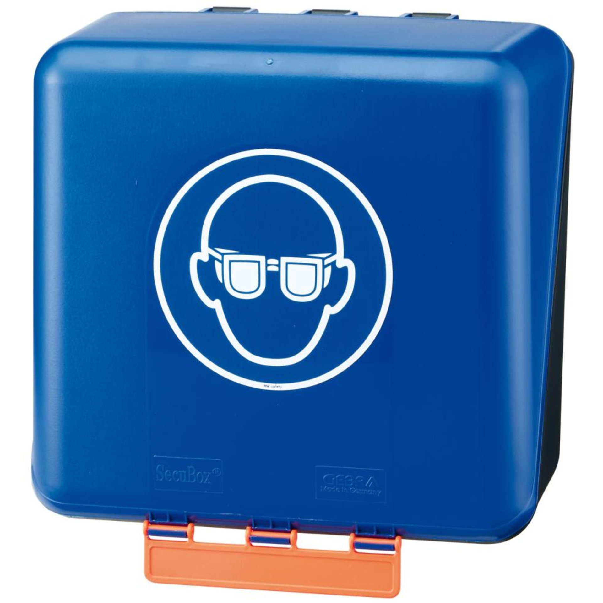 Aufb.Box SECU Midi Standard, f. Augenschutz, blau