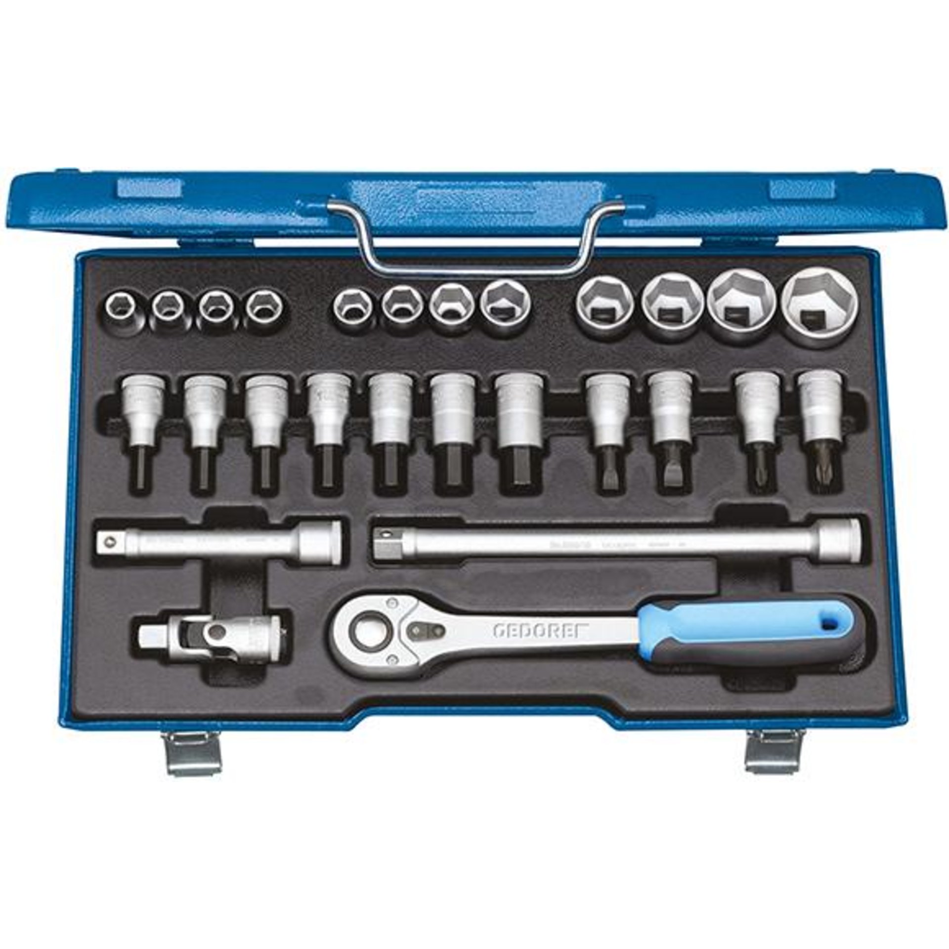 Steckschlüssel-Garnitur 1/2" 19IMU-10 27-teilig Gedore