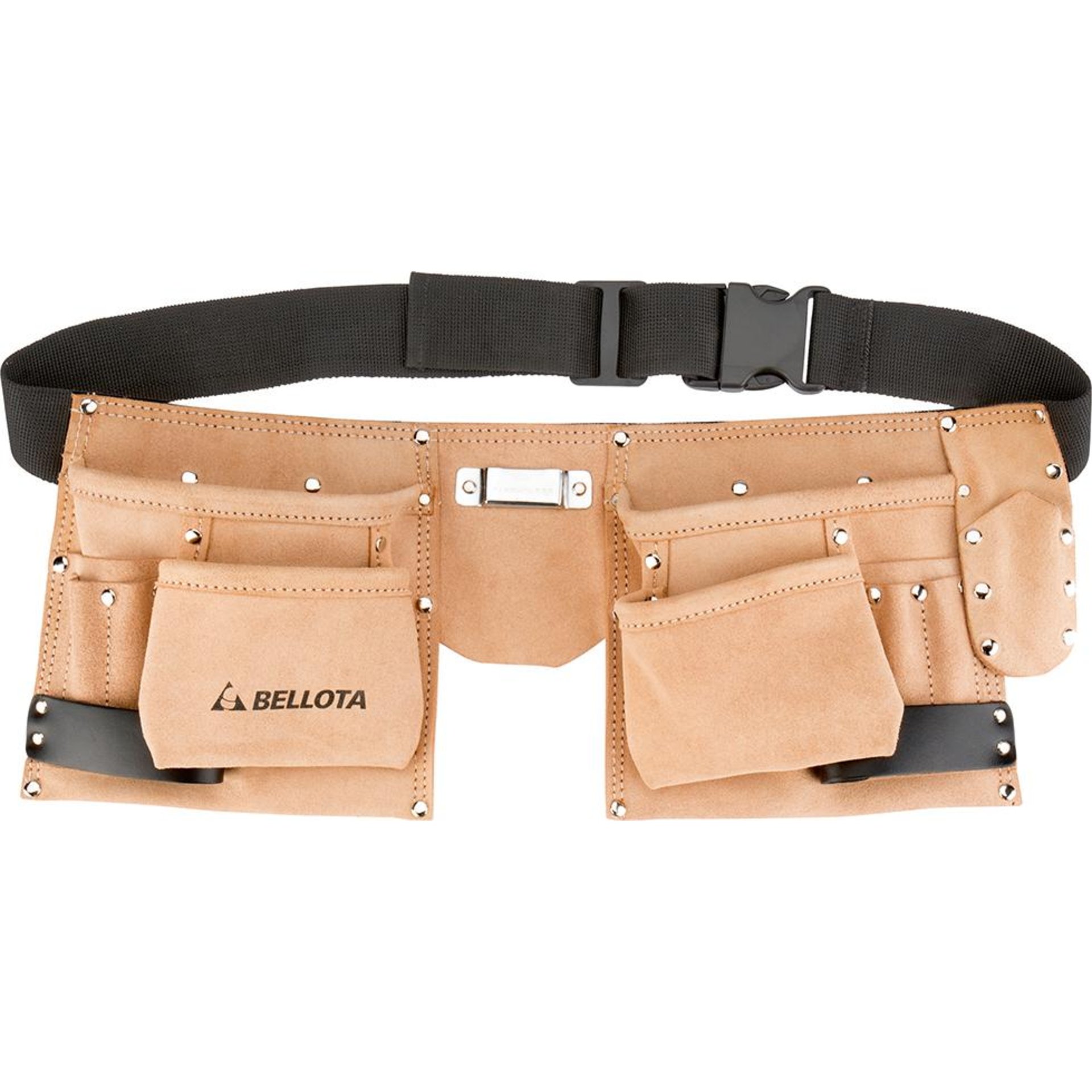 Werkzeuggürtel, Leder, 6 Taschen Bellota