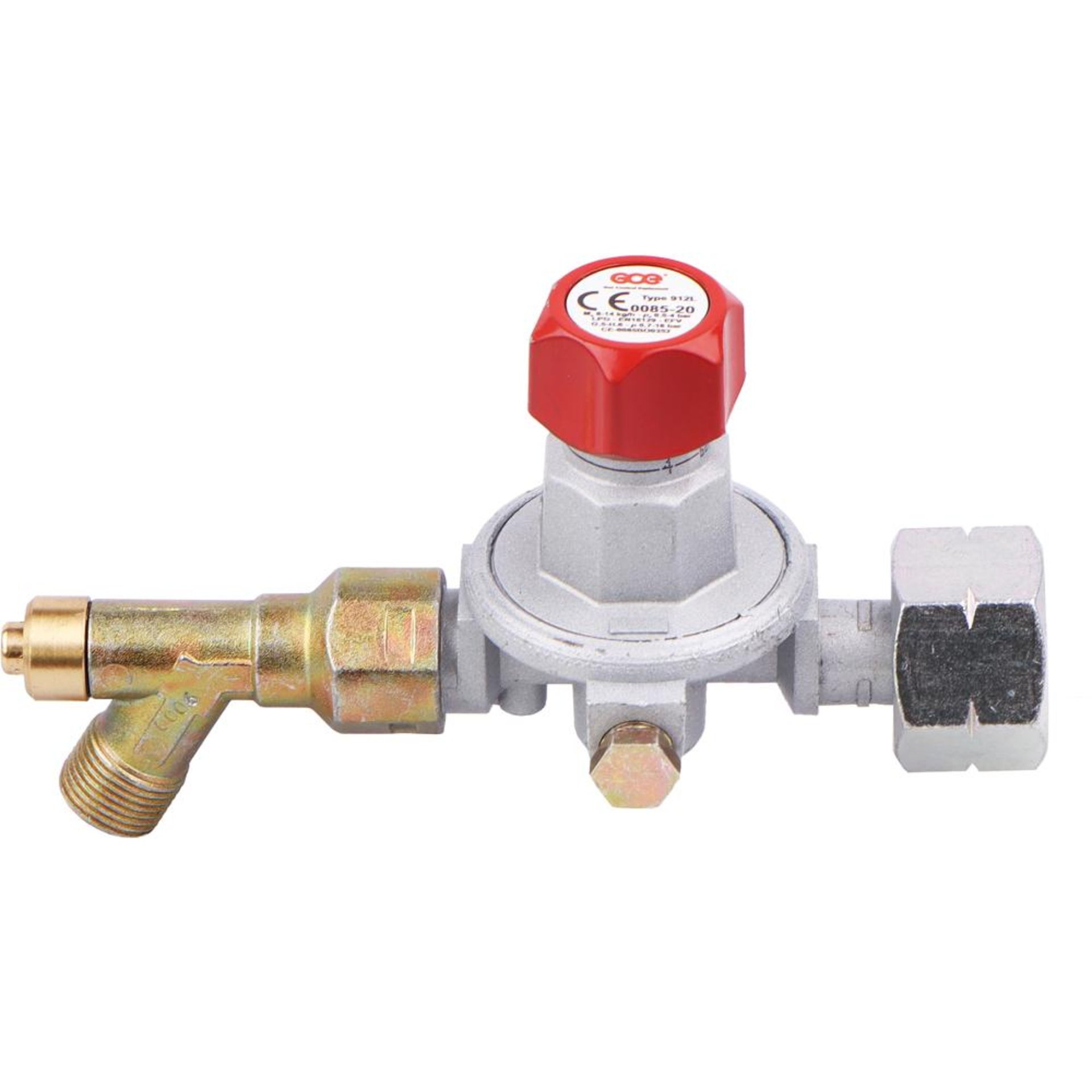 Propanregler Kombi Anschluss ohne Manometer 0,5-4 bar GCE