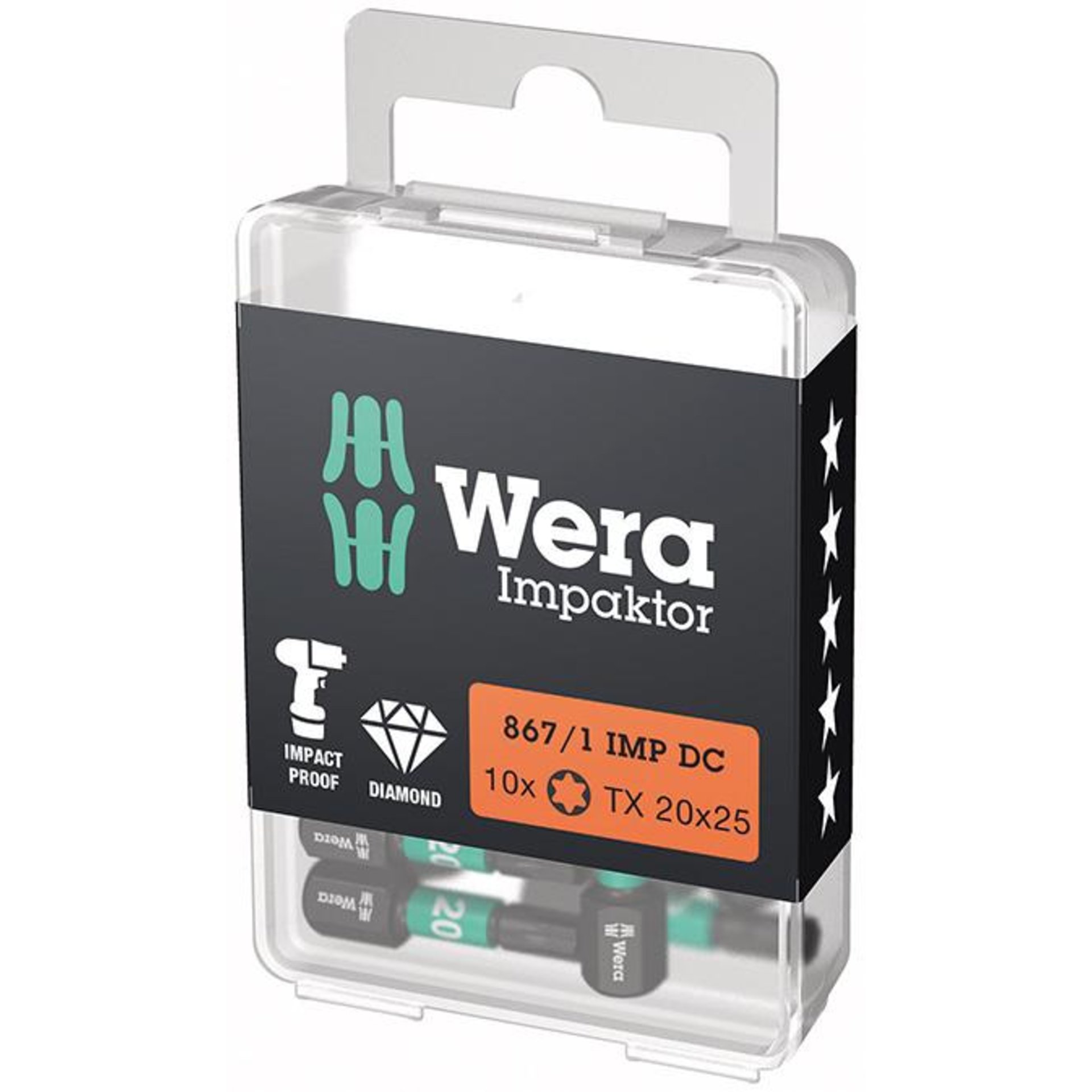 Bit-Sortiment Bit-Box 10 Impaktor TORX