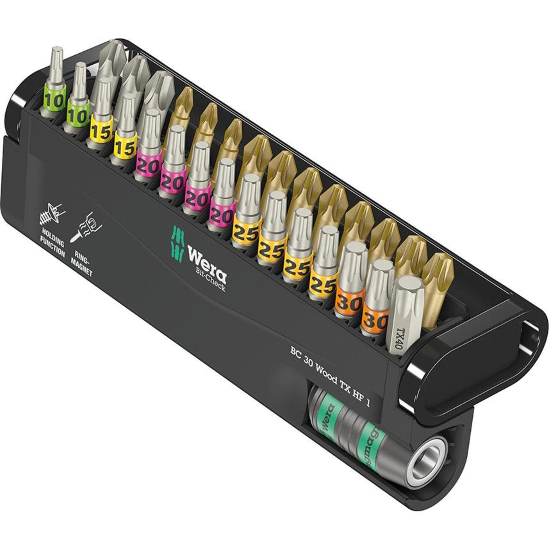 Bit-Satz 30 Wood TORX HF 1 WERA