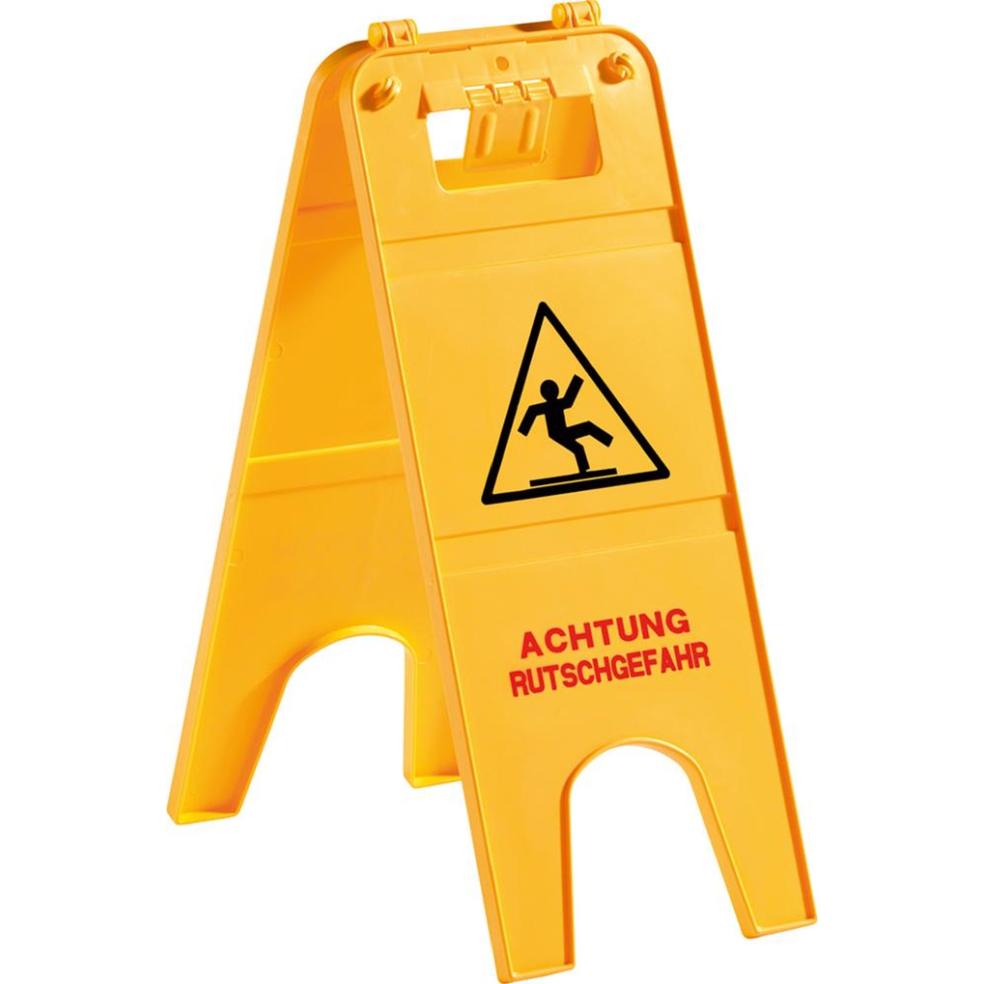 Kunststoff Warnschild Achtung Rutschgefahr