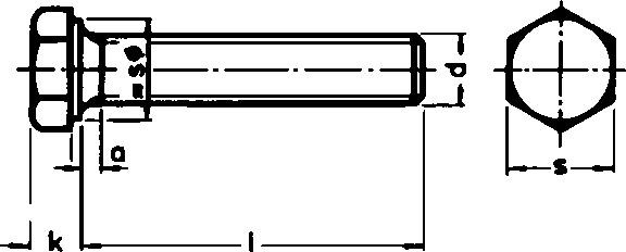 DIN 933 8.8 galZn M6x45 HP E-NORMpro