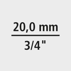 Steckschl.-Einsatz 3/4" 60mm 6kt. Stahlwille