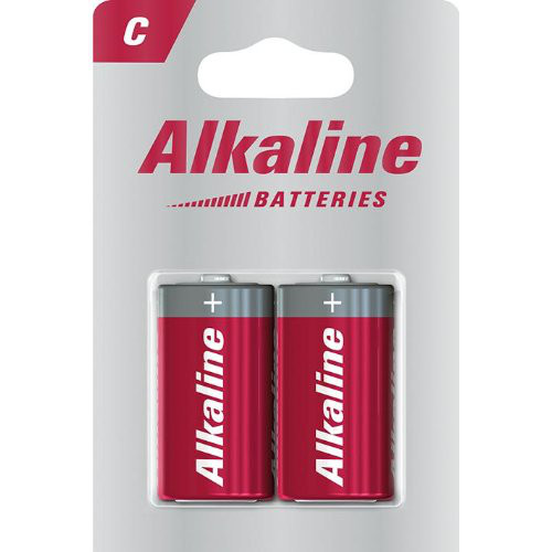 Alkaline Batteries C 2er Blister 1st price