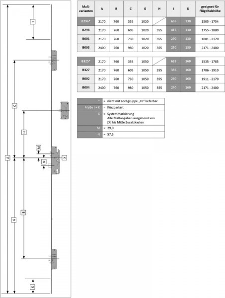 Mehrfachverr.BS2300SL T0XF,16K35928-LR31B001H1