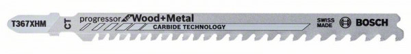 Stichsägeblatt T 367 XHM Progressor for Wood and Metal, 3er-Pack