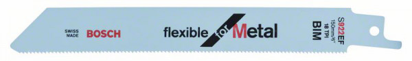 Säbelsägeblatt S 922 EF, Flexible for Metal, 100er-Pack
