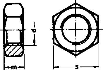 DIN 934 6-8 galZn M4 HP E-NORMpro