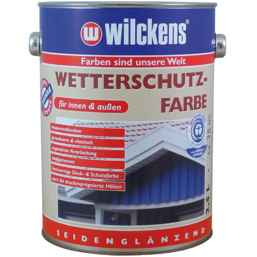 Wetterschutzfarbe 2,5 l, weiß