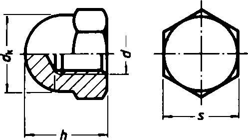 DIN 1587 6 galZn M16 HP E-NORMpro