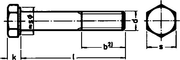 DIN 931 8.8 galZn M8x70 HP E-NORMpro