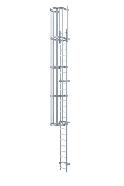 Steigleiter Stahl verzinkt 7,40 m