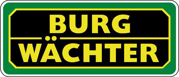 Messing-Hangschloss-Set 222/40/SB/duo Gl Burg