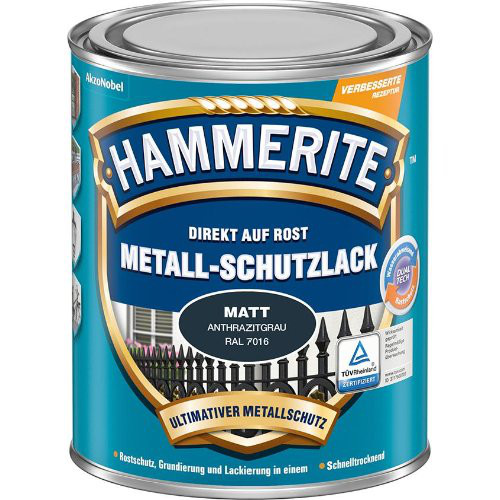 Hammerite Metallschutzlack 750 ml matt anthrazitgrau