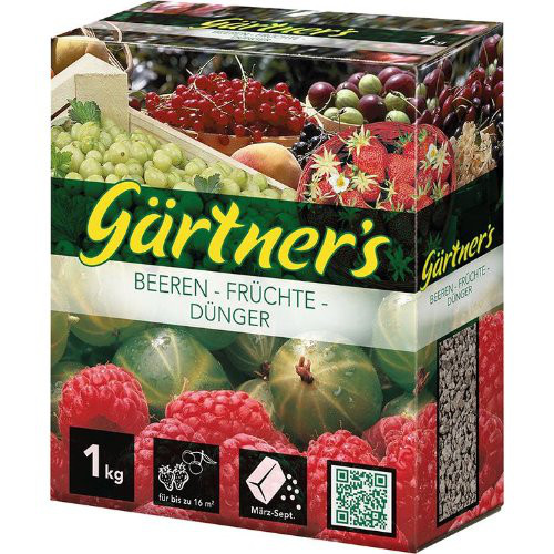 Beerendünger 1 kg 3+8+3 Karton Gärtners