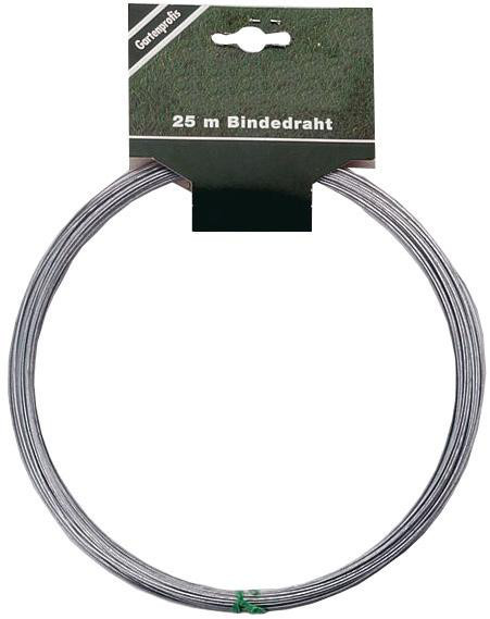 Bindedraht verz. 2,5 mm 25m Ring m. Aufh.