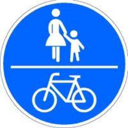 VKZ.240 Ronde 600mm gemeinsamer Fuß-u.Radweg
