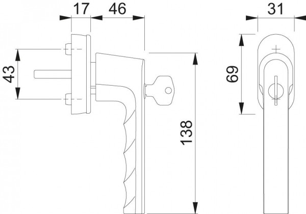 Fenstergr.0700S F1 UD9020 100NM 32-42 mm