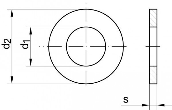 DIN 125 ST tZn A 17 HP 0